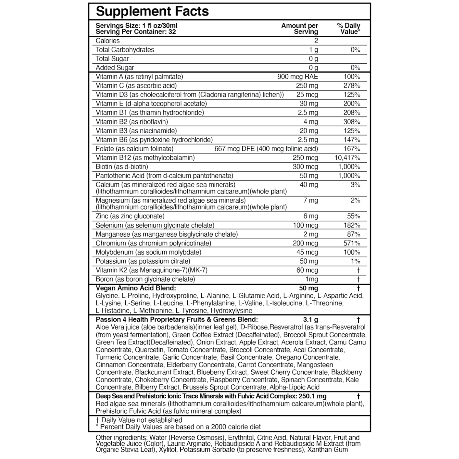 Liquid Gold Health & Longevity Formula